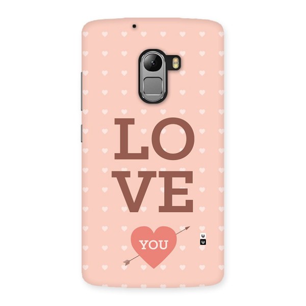 Love You Hearts Back Case for Lenovo K4 Note