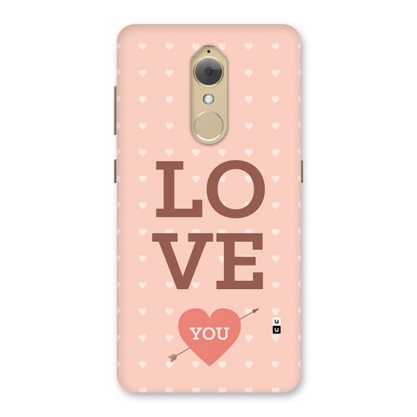 Love You Hearts Back Case for Lenovo K8