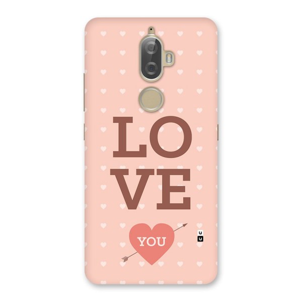 Love You Hearts Back Case for Lenovo K8 Plus