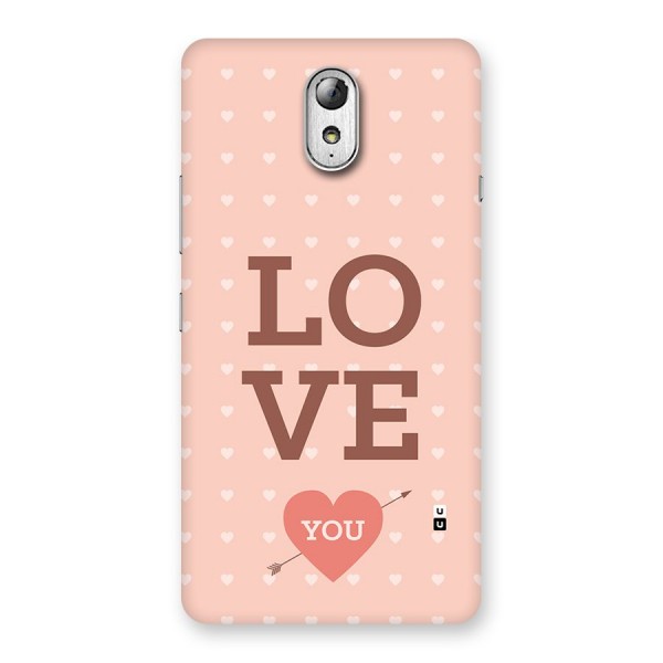 Love You Hearts Back Case for Lenovo Vibe P1M