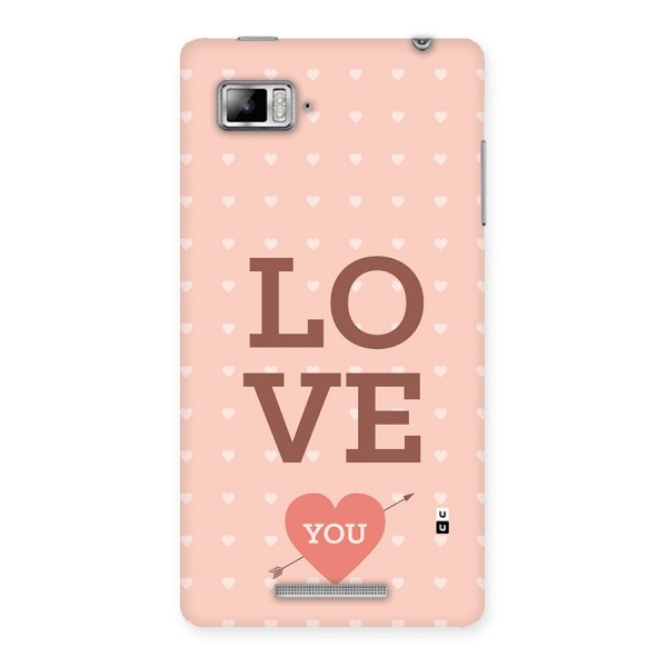 Love You Hearts Back Case for Lenovo Vibe Z K910