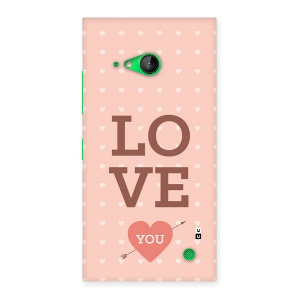 Love You Hearts Back Case for Lumia 730