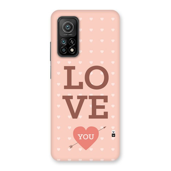 Love You Hearts Back Case for Mi 10T 5G