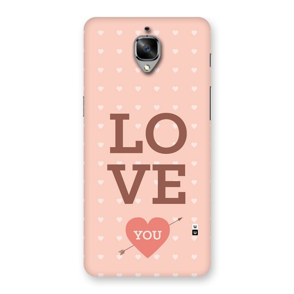 Love You Hearts Back Case for OnePlus 3