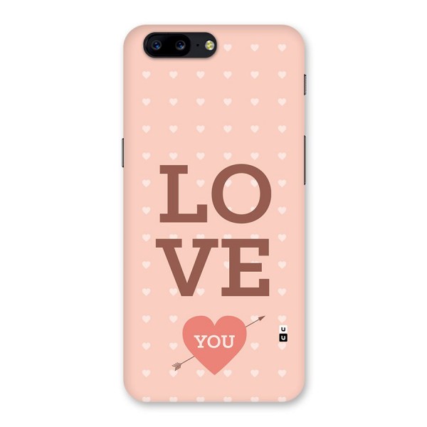 Love You Hearts Back Case for OnePlus 5