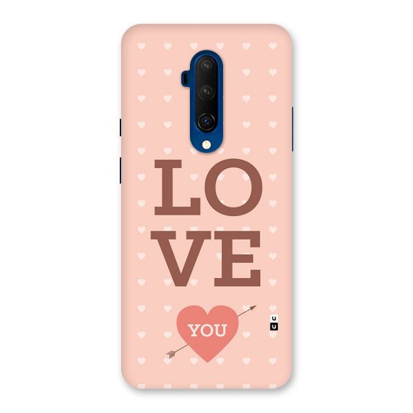 Love You Hearts Back Case for OnePlus 7T Pro