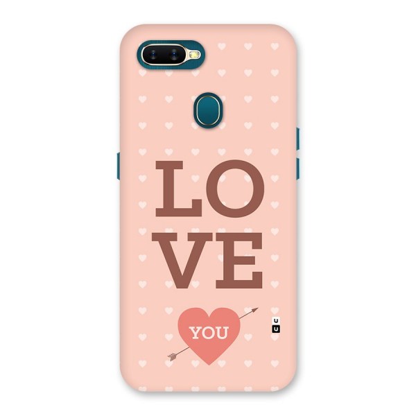 Love You Hearts Back Case for Oppo A12