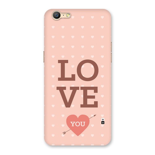 Love You Hearts Back Case for Oppo A39