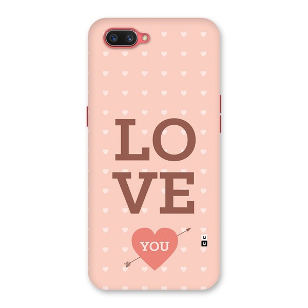 Love You Hearts Back Case for Oppo A3s