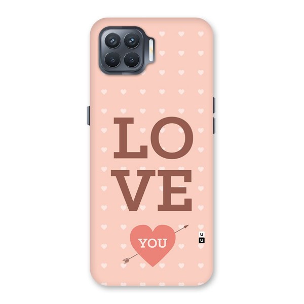 Love You Hearts Back Case for Oppo F17 Pro