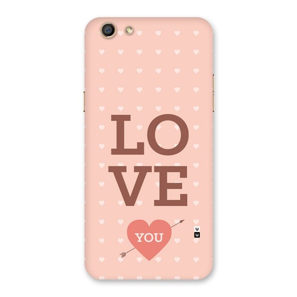 Love You Hearts Back Case for Oppo F3