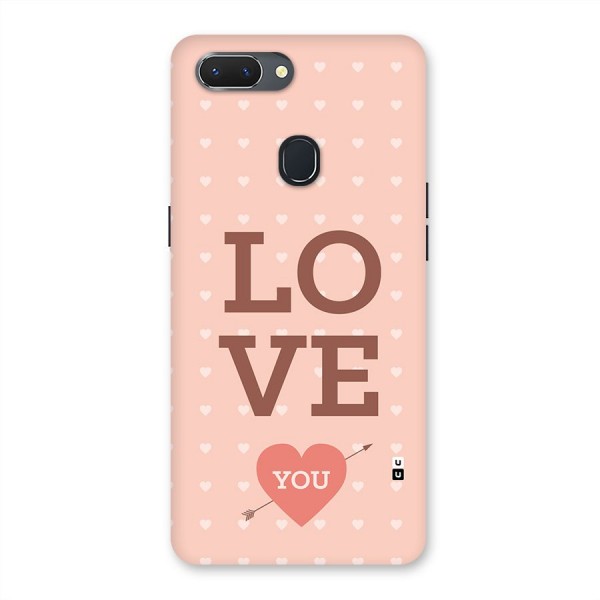 Love You Hearts Back Case for Realme 2