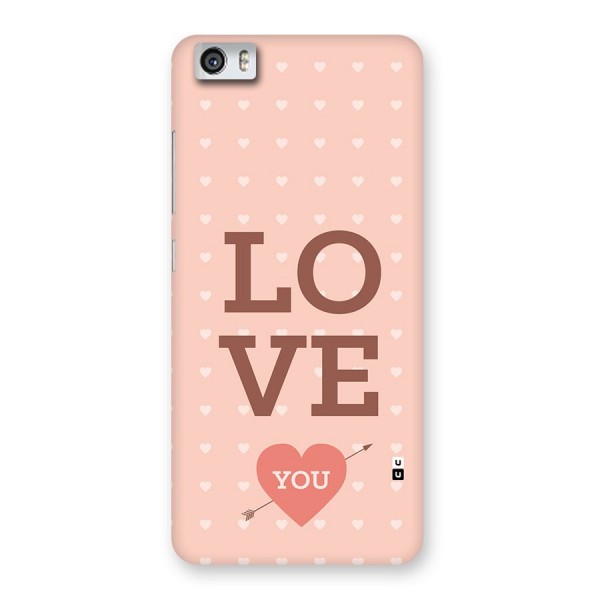 Love You Hearts Back Case for Redmi Mi 5