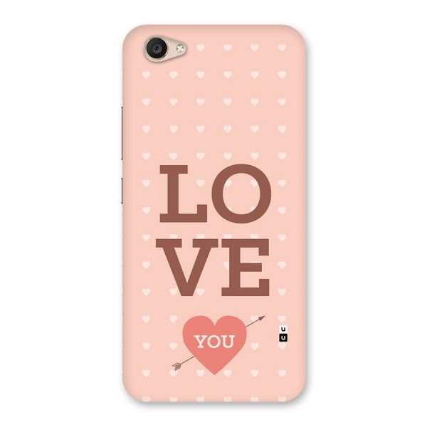 Love You Hearts Back Case for Vivo V5 Plus