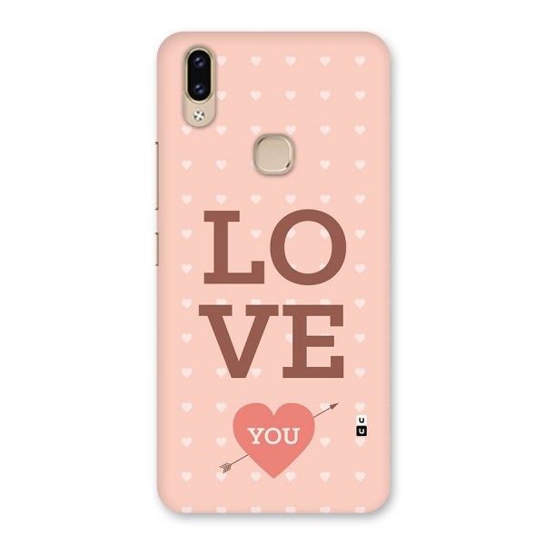 Love You Hearts Back Case for Vivo V9 Youth