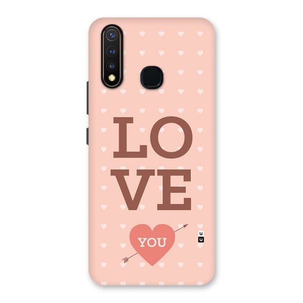 Love You Hearts Back Case for Vivo Y19