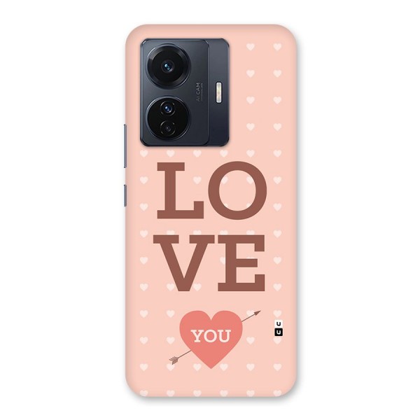 Love You Hearts Back Case for Vivo iQOO Z6 Pro