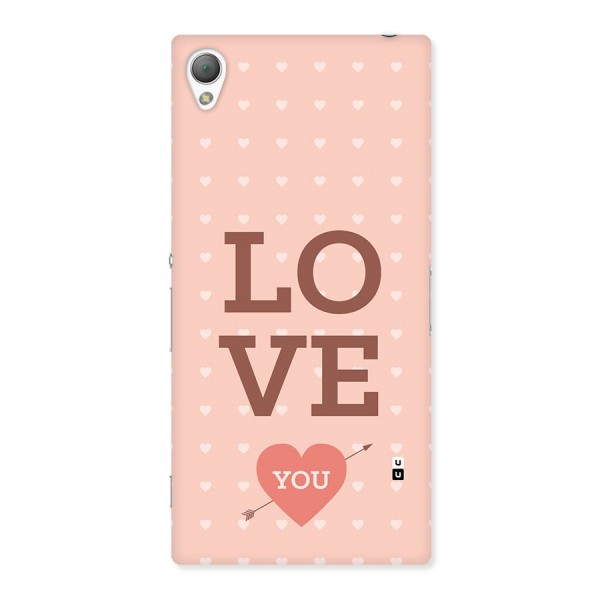 Love You Hearts Back Case for Xperia Z3