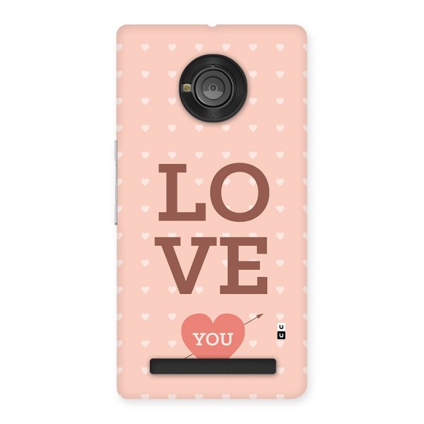 Love You Hearts Back Case for Yuphoria