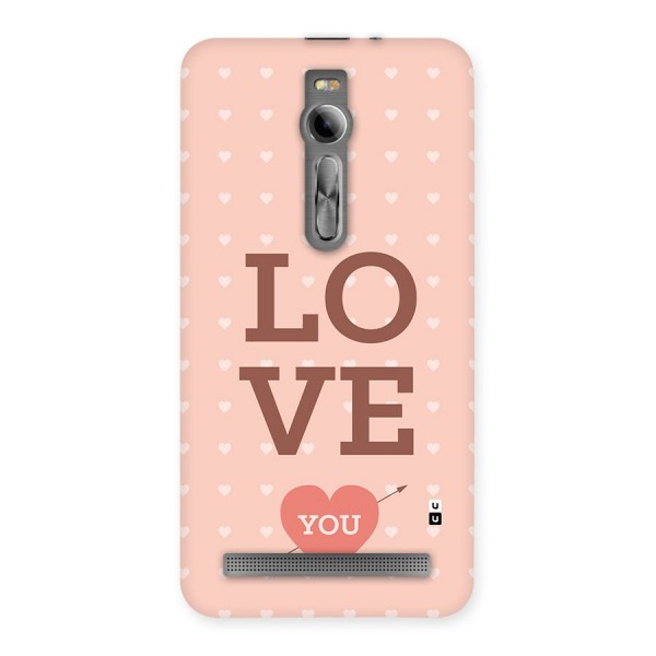 Love You Hearts Back Case for Zenfone 2