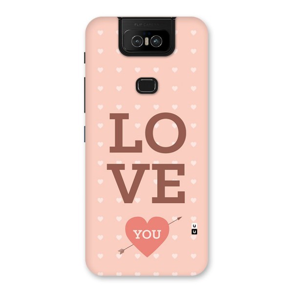 Love You Hearts Back Case for Zenfone 6z