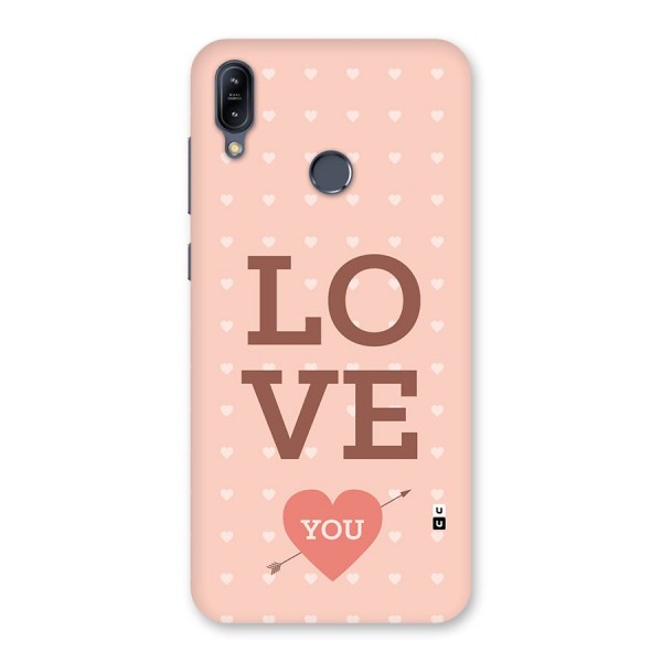 Love You Hearts Back Case for Zenfone Max M2