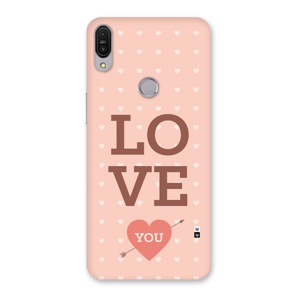 Love You Hearts Back Case for Zenfone Max Pro M1