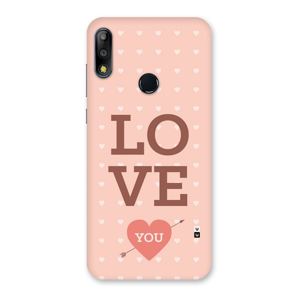 Love You Hearts Back Case for Zenfone Max Pro M2