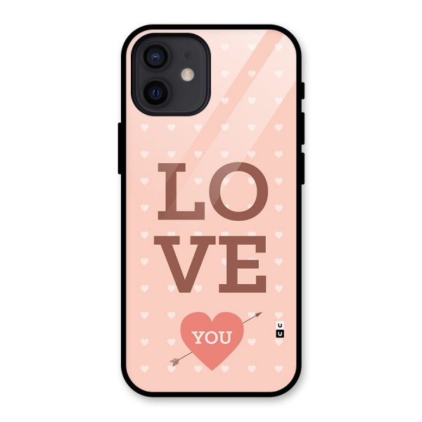 Love You Hearts Back Case for iPhone 12