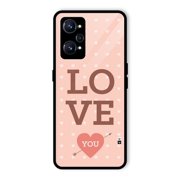 Love You Hearts Glass Back Case for Realme GT Neo2