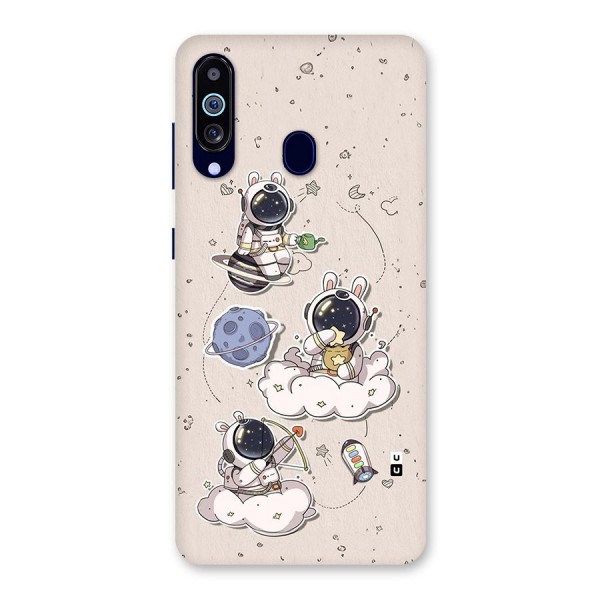 Lovely Astronaut Playing Back Case for Galaxy A60