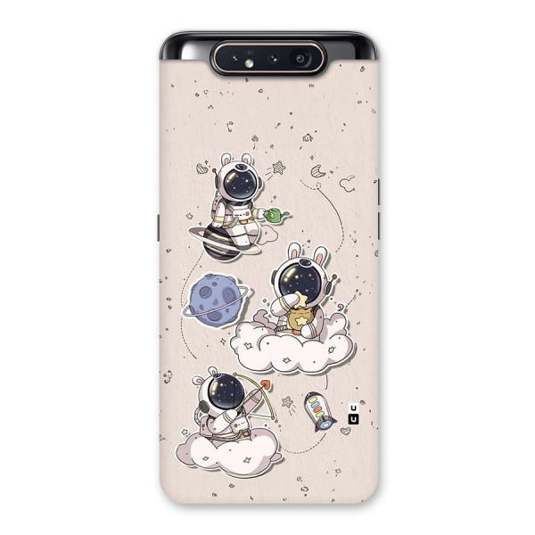 Lovely Astronaut Playing Back Case for Galaxy A80