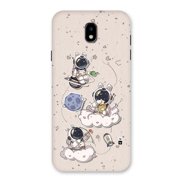 Lovely Astronaut Playing Back Case for Galaxy J7 Pro