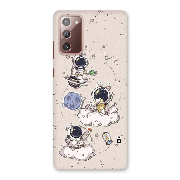 Lovely Astronaut Playing Back Case for Galaxy Note 20