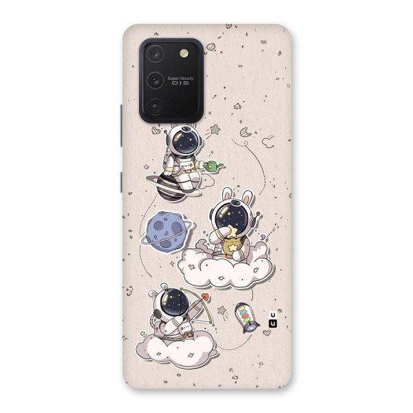 Lovely Astronaut Playing Back Case for Galaxy S10 Lite