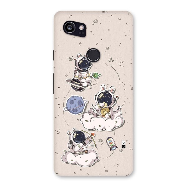 Lovely Astronaut Playing Back Case for Google Pixel 2 XL