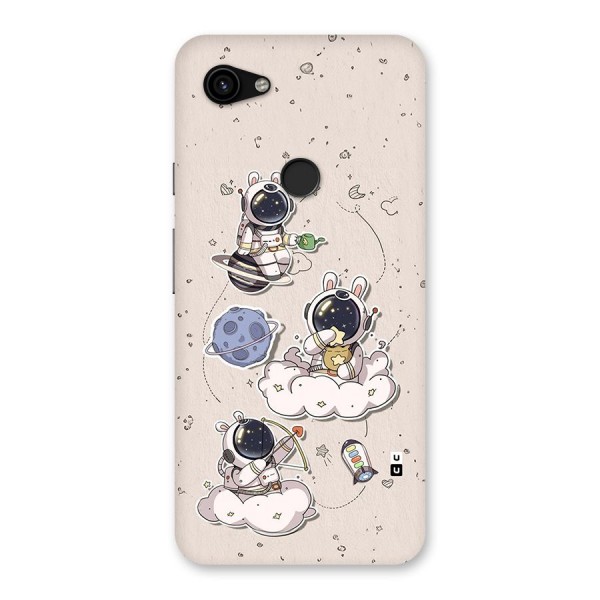 Lovely Astronaut Playing Back Case for Google Pixel 3a XL