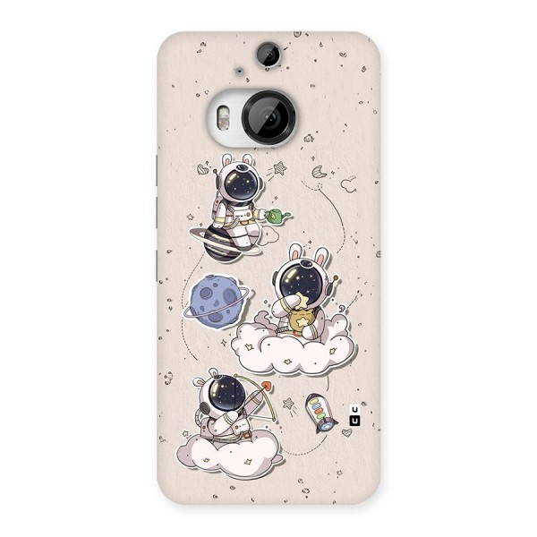 Lovely Astronaut Playing Back Case for HTC One M9 Plus