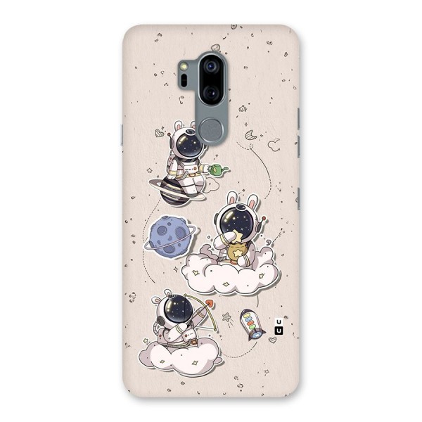 Lovely Astronaut Playing Back Case for LG G7