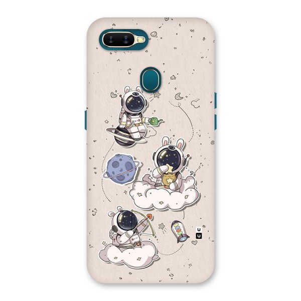 Lovely Astronaut Playing Back Case for Oppo A7