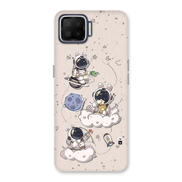 Lovely Astronaut Playing Back Case for Oppo F17