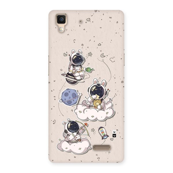 Lovely Astronaut Playing Back Case for Oppo R7