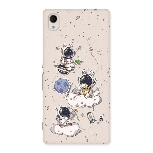 Lovely Astronaut Playing Back Case for Xperia M4 Aqua