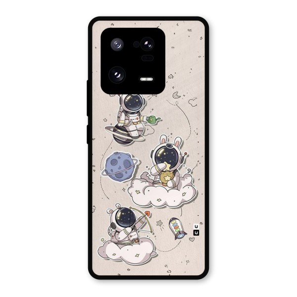 Lovely Astronaut Playing Metal Back Case for Xiaomi 13 Pro