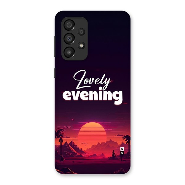 Lovely Evening Back Case for Galaxy A33 5G