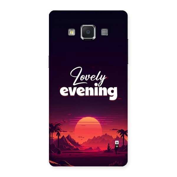 Lovely Evening Back Case for Galaxy A5