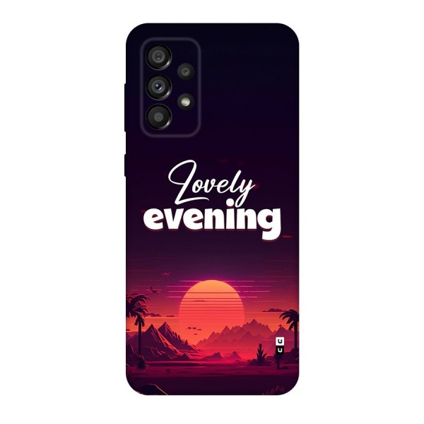 Lovely Evening Back Case for Galaxy A73 5G