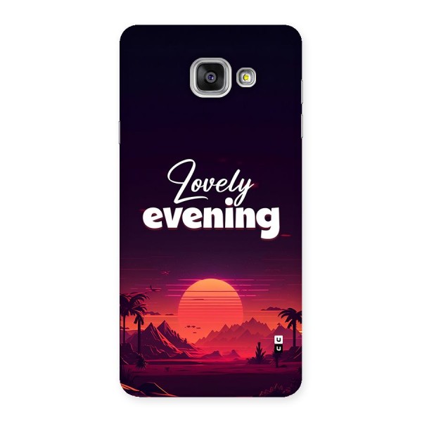 Lovely Evening Back Case for Galaxy A7 (2016)