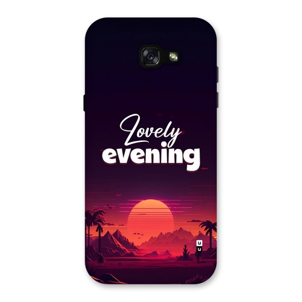 Lovely Evening Back Case for Galaxy A7 (2017)