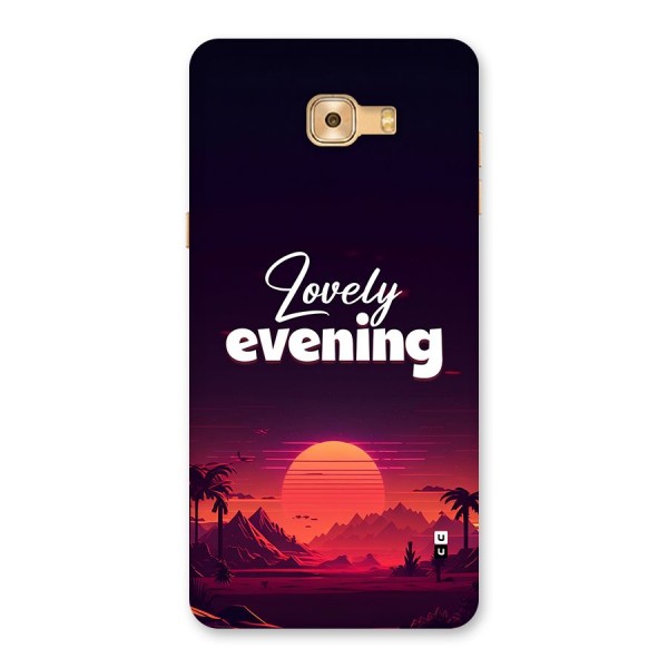 Lovely Evening Back Case for Galaxy C9 Pro